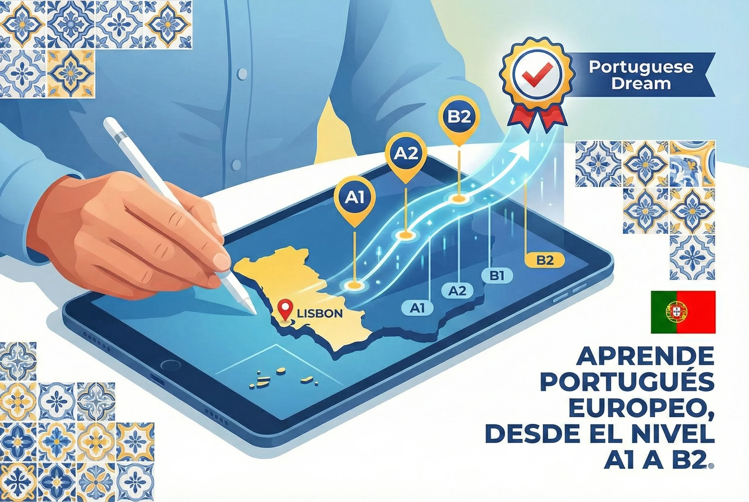 Portugués Europeo Online: Guía para dominar del A1 a B2 - DAC Learning